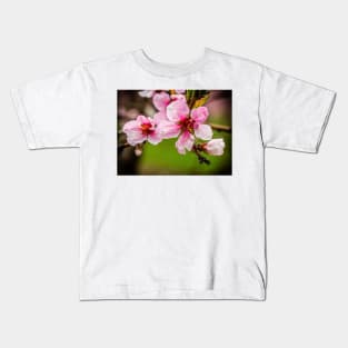 Peach Blossoms Kids T-Shirt